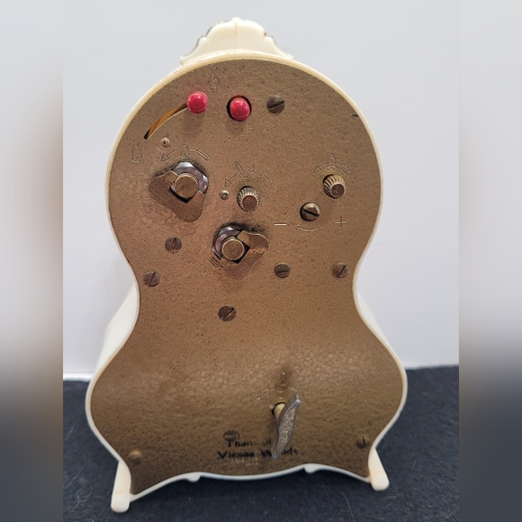 Rensie German dancing ballerina grandfather style musical mantle clock - Picture 4 of 12